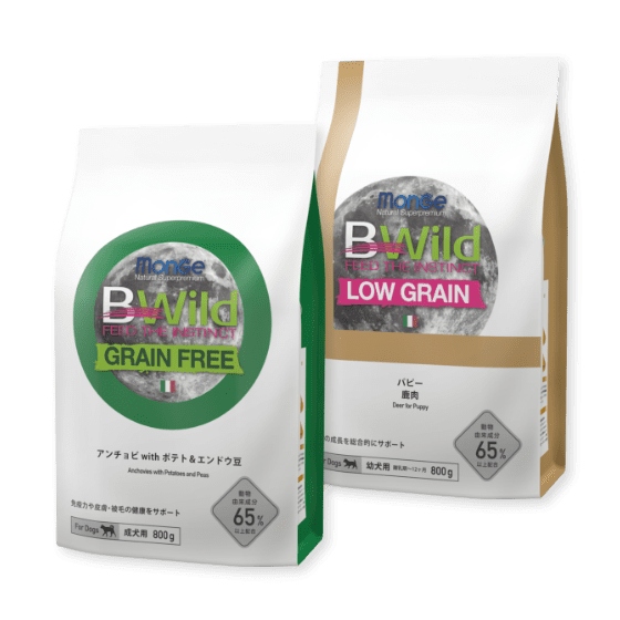 BWILD グレインフリー ラムwithポテト&エンドウ豆 800g✕5袋-